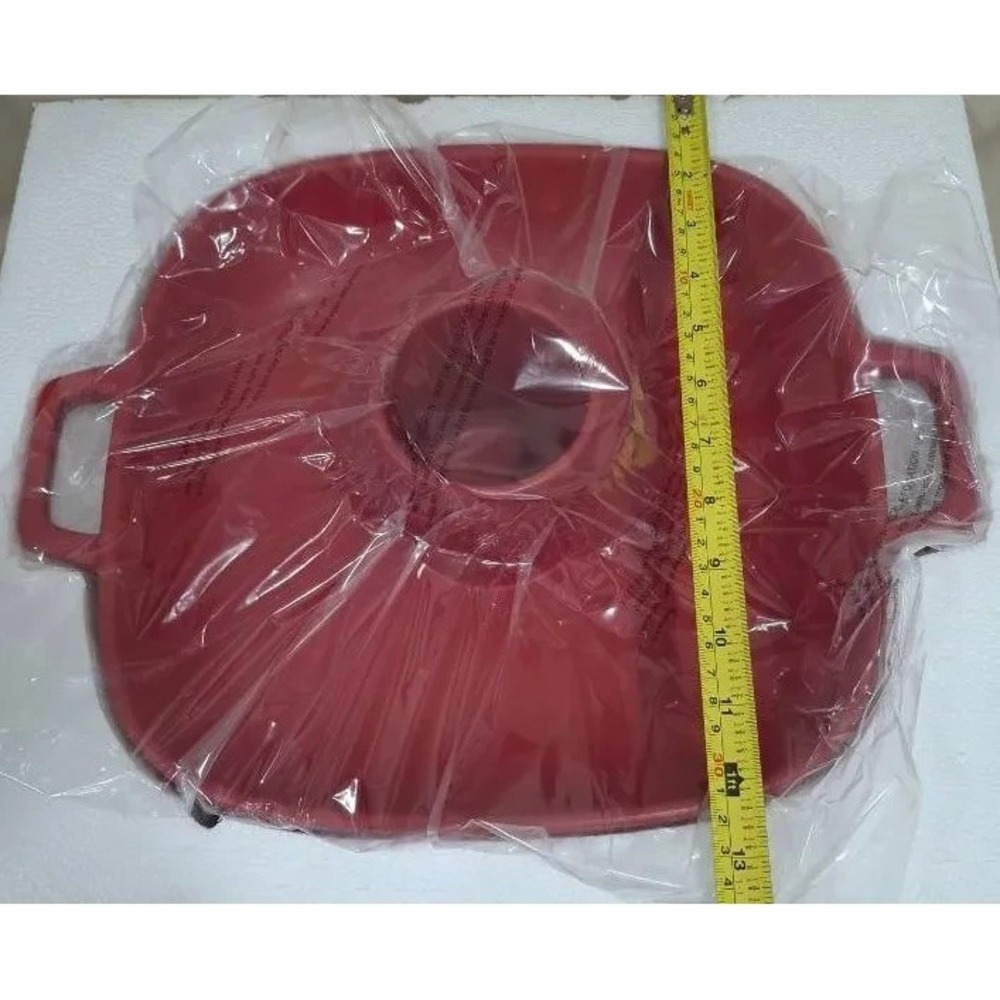 Cook's Essentials Red Chicken Roaster NEW IN BOX